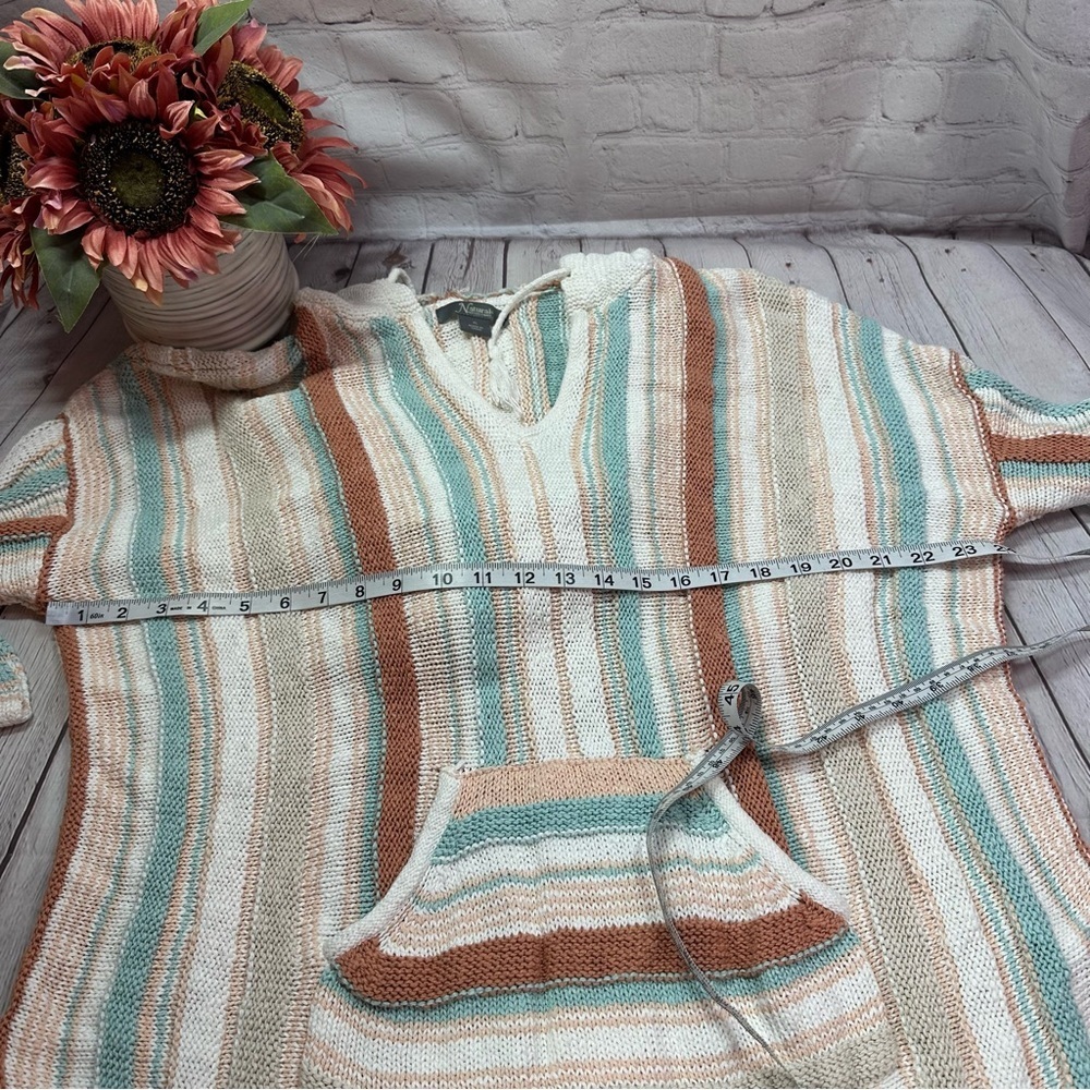 Natural Reflections Multicolor Sweater Hoodie Sz … - image 6